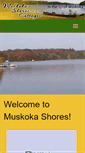 Mobile Screenshot of muskokashorescottages.com